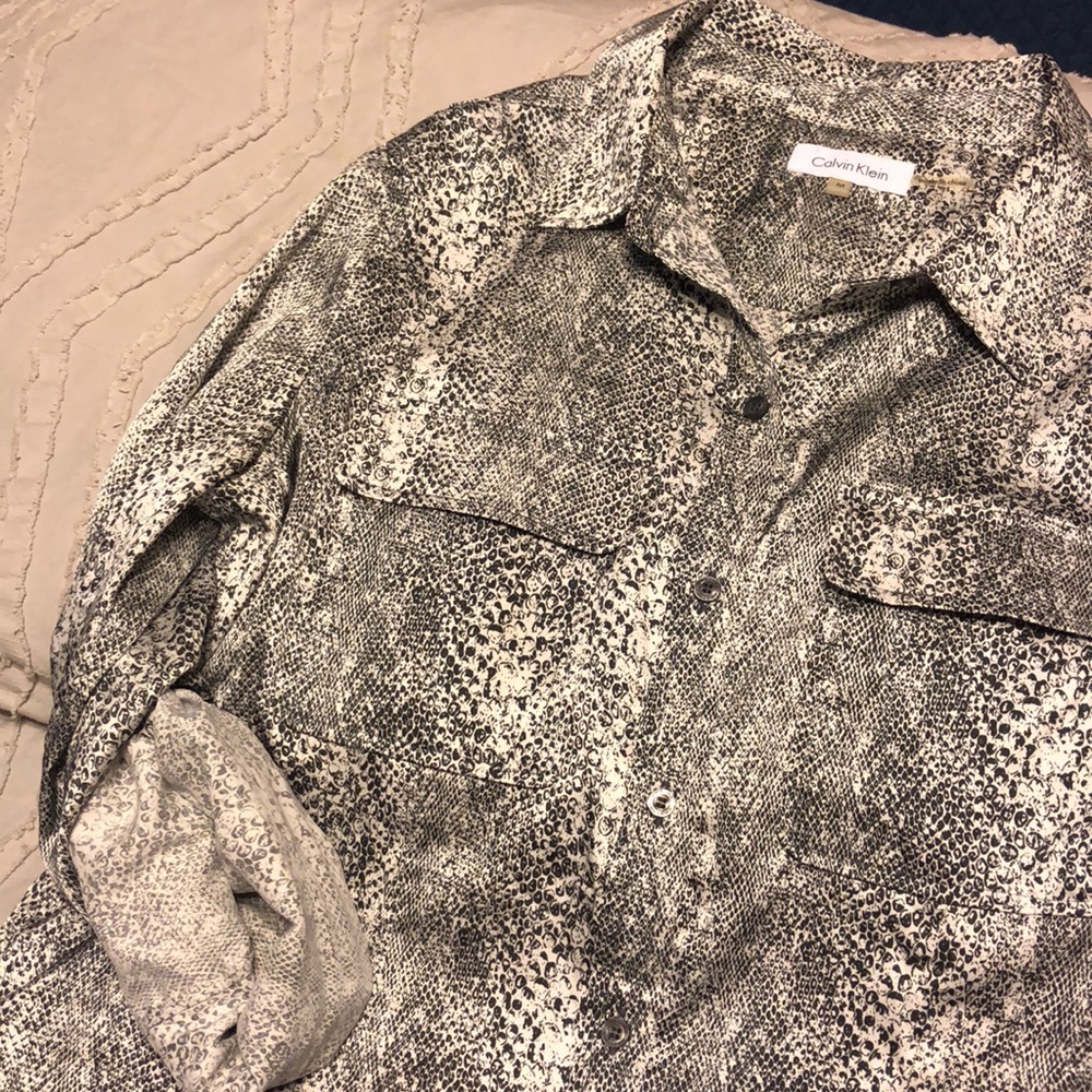 Calvin Klein Button Down Blouse
